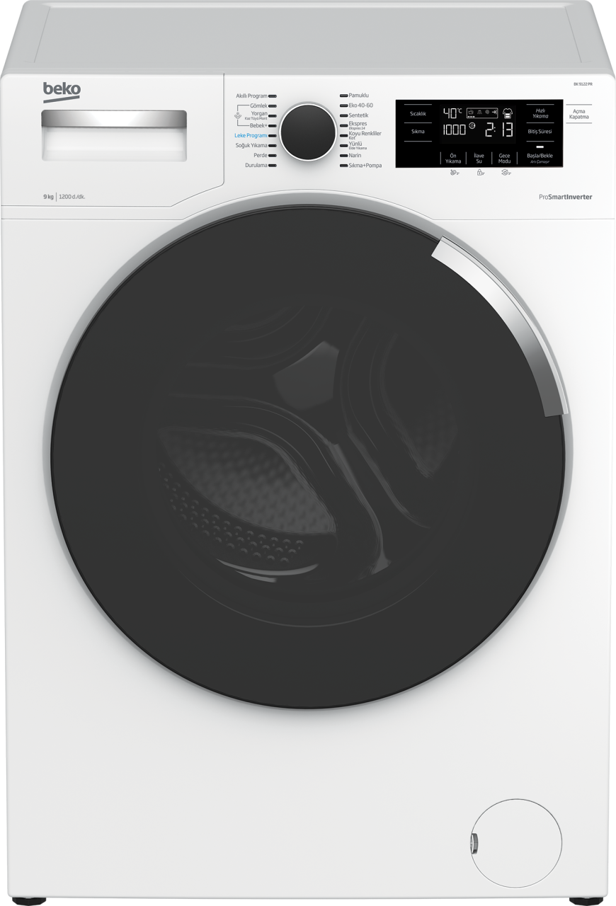 Beko BK 9122 PR 1200 Devir 9 kg Çamaşır Makinesi