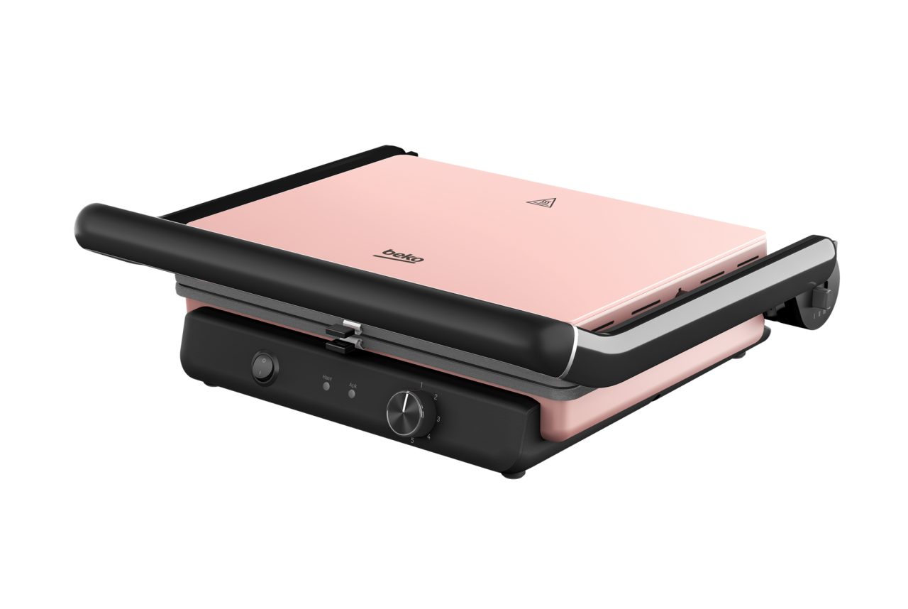 Beko TM 5046 CR Floral 2400 W Tost Makinesi Rose Gold